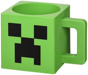 Minecraft Tasse aus Kunststoff Creeper-Gesicht