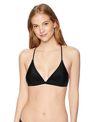 Rip Curl Women's Classic SURF Cross Back Bikini TOP Black, Large
