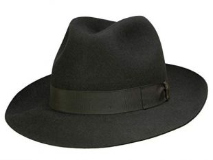 Fedora Sombrero Fedora N ° Art. 490002 Hombre – Negro Negro Negro