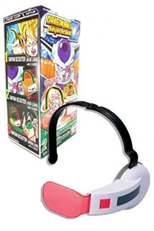 Bandai - Figurine - Dragon Ball Z - Scouter Saiyan Red Lens + 2 Cards - 0013339141108