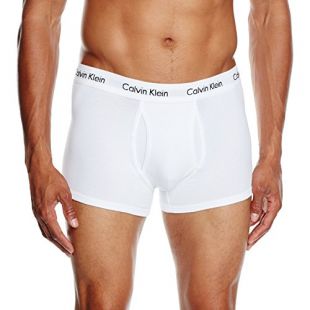 Calvin Klein Modern Essentials Men's Boxer Trunk, White Medium