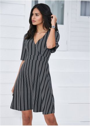 Robe Body Flirt Multicolore - Taille 38, Longueur Genou - Neuve Sans étiquettes, Style évasé