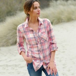 Chemise flanelle à carreaux - Blancheporte