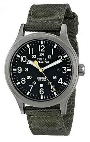 Timex Men's T49961 Expedition Scout Green Nylon Strap Watch