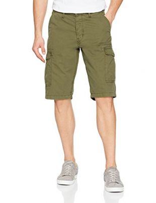 Wrangler Cargo Short Pantaloncini, Verde (Dufflebag Green 15u), 30W Uomo