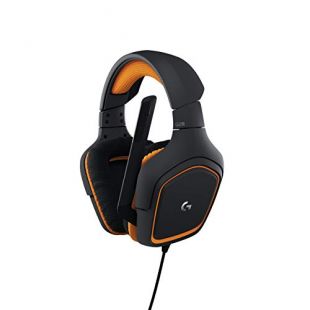 Logitech G231 PRODIGY Stereofonico Padiglione auricolare Nero, Arancione