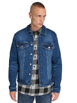 Only & Sons Men's Onscoin Black Pk 0453 Denim Jacket (Black, Medium)