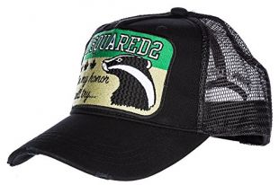Dsquared2 cappello berretto ajustable hombre in algodón nuevo baseball negro