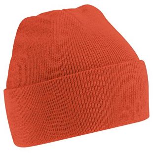 Beechfield - Gorro de invierno con tacto super suave - Invierno/Nieve (Talla Única/Naranja oxido)