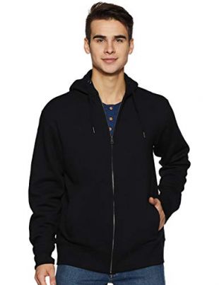Celio Mebelvest Sudadera con Capucha, Negro (Noir), Large para Hombre