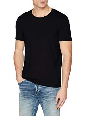 Celio Men's Neunir T-Shirt, Black Noir, (Size: Medium)