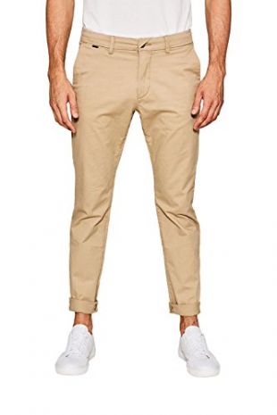 ESPRIT Collection Men's 077eo2b004 Trouser, Beige (Beige 270), W38/L34