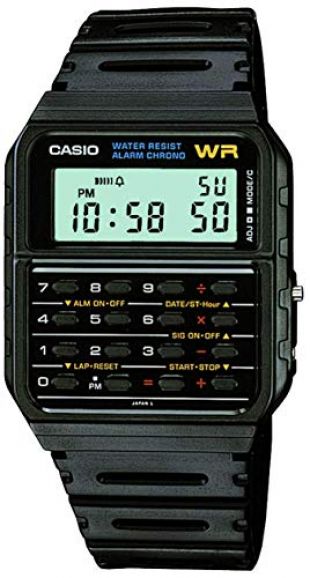 Casio Unisex Digital Watch with Resin Strap CA-53W-1ER