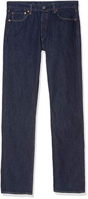 Levi's - Levi's Mens 501 Regular Straight-Leg Denim Jeans Blue Size 38 ...