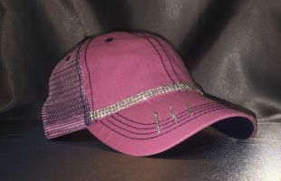 Popfizzy Chapeau bling-bling pour femme, casquette de