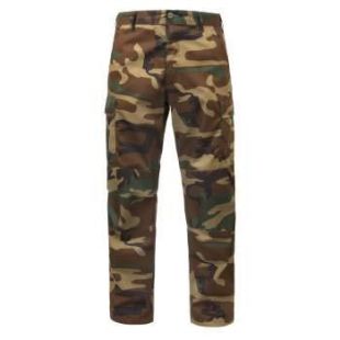 Rothco - Black BDU Pants, Military Fatigues, Large