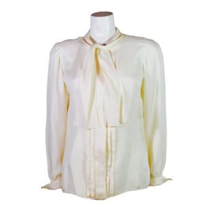 Vintage Chanel - Couture crème chemisier des années 1960