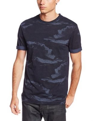 G-STAR RAW Men's Troupman R T S/S T-Shirt, (Mazarine Blue) 4213, Large