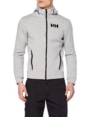 Helly Hansen HP Ocean Fz Hoodie Sweat-Shirt, Gris 949, Small Homme