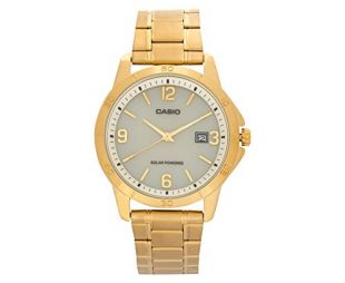 Casio mtp-vs02g-9 a – Orologio da uomo analogico Dorato. Solare.