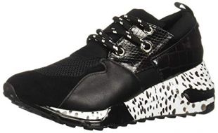 Steve Madden Cliff Tenis para Mujer, Multi (borgoña Multi), 35.5 EU