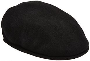 Kangol Wool 504 - Gorra unisex, talla M, color Negro