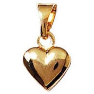 Pendentif Coeur Amour Heart Love Plaqué Or 750