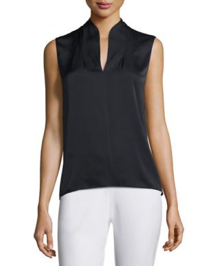 Elie Tahari - Elie Tahari Judith Sleeveless Silk Blouse