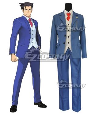 Ace Attorney Gyakuten Saiban Phoenix Wright Cosplay Costume