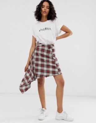 Grey plaid hotsell skirt episode