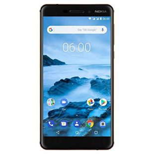 Nokia 6.1 - Android 9.0 PIE - 32GB microSD - Single Sim Unlocked Smartphone (AT&T/T-Mobile/Metropcs/Cricket/Mint) - 5.Screen - Black