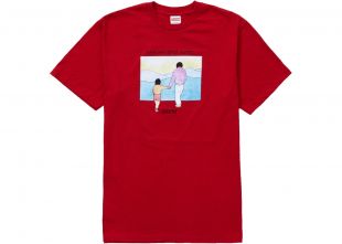 Supreme - Supreme Heaven And Earth Tee Red