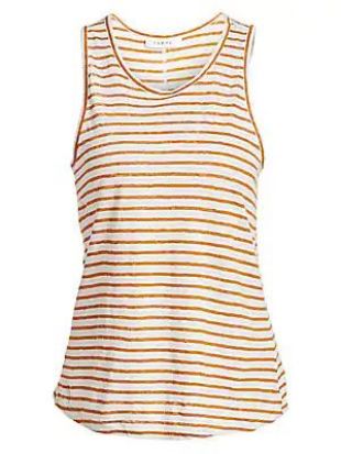 Linen Striped Tank Top