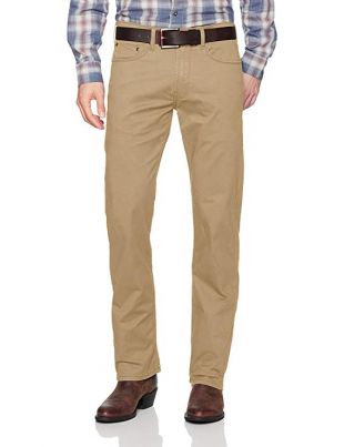 Pantalon Jean Beige Camel