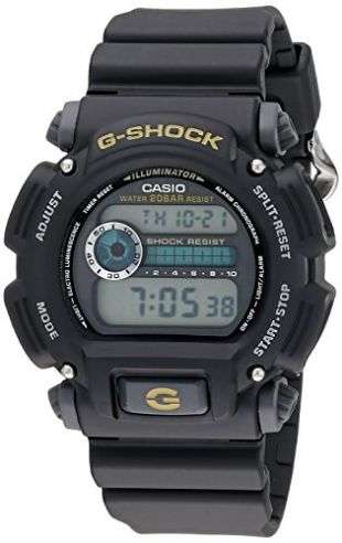 Black Plastic Resin G-Shock Strap