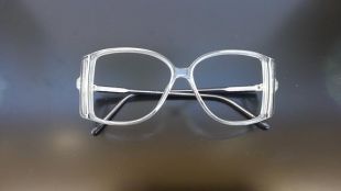 Lunettes oversize / forme papillon / lunettes femmes / mode / angulaire forme / lunettes vintage noir et blanc / vintage 1980 / amendements /