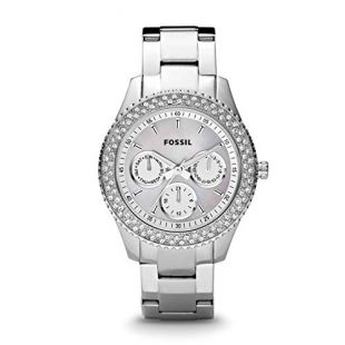 Fossil Orologio Analogico Quarzo Donna con Cinturino in Acciaio Inox ES2860