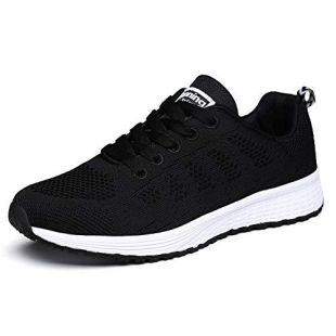 YCN Homme Femmes Baskets de Courses Basses Athlétique Marche Filets Chaussures Sport Run Baskets