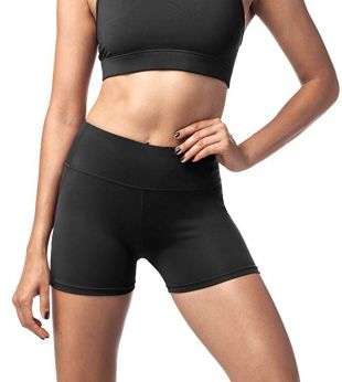 Short Sport Fitness Running Gym Élastique Noir