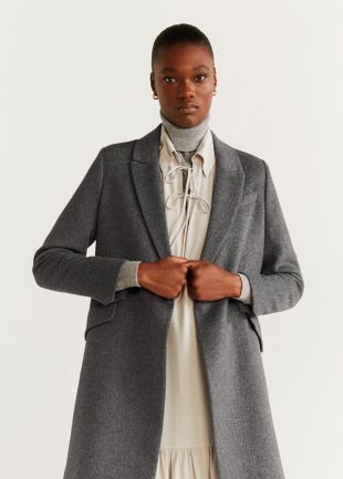 Lapels wool coat