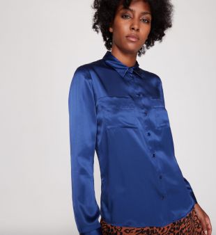 Chemise Jeanne droite en soie