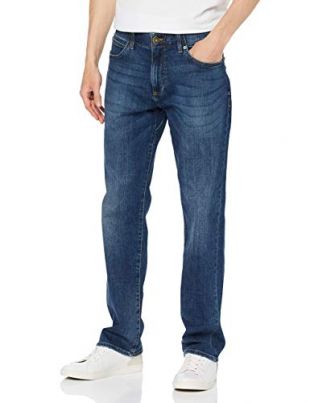 Lee Extreme Motion Jeans Straight, Blu (Maddox Pu), 30W / 30L Uomo