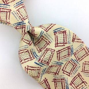 Cravate - Nœud Papillon - Soie - Imprimé Paisley Floral Géométrique