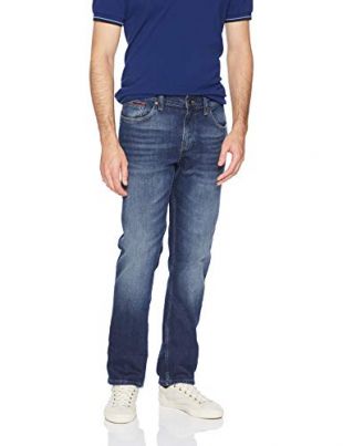 Tommy Hilfiger Herren Original Ryan Straight Fit Jeans, Wooden Mid Blue, 30W / 32L