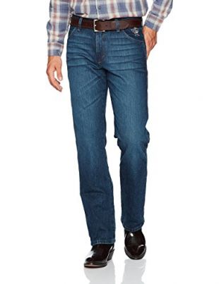 Wrangler Men's PBR Vintage Boot Cut Jean, Dark Stone, 34x34