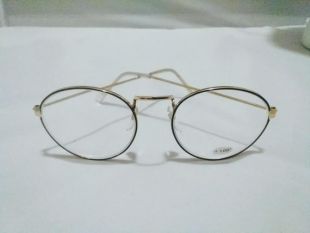 VENTE Vtg classique lunettes vintages de fil d’or JANTE + 100