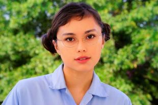 Vintage des années 1990 lunettes/ovale/mince/new old stock/fil jante par lee kathie fait en or de hong kong tonique des verres de lunettes