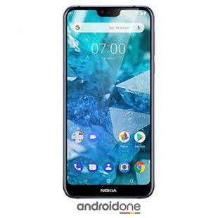 Nokia 7.1 - Android One - 64 GB - 12+5 MP Dual Camera - Dual SIM Unlocked Smartphone (at&T/T-Mobile/MetroPCS/Cricket/H2O) - 5.84" FHD+ HDR Screen - Blue - U.S. Warranty