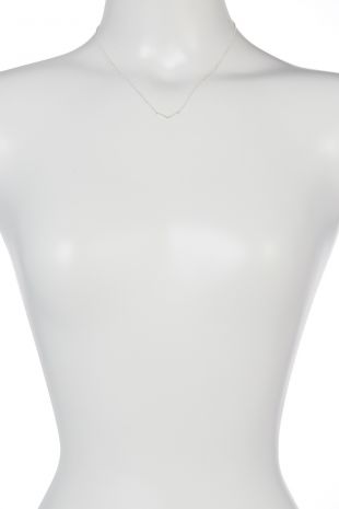 Sterling Silver Balance V Necklace