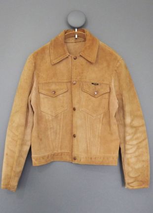 Wrangler suede hot sale jacket